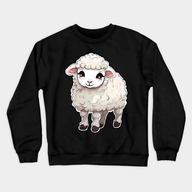 Baby Sheep Crewneck Sweatshirt by animegirlnft